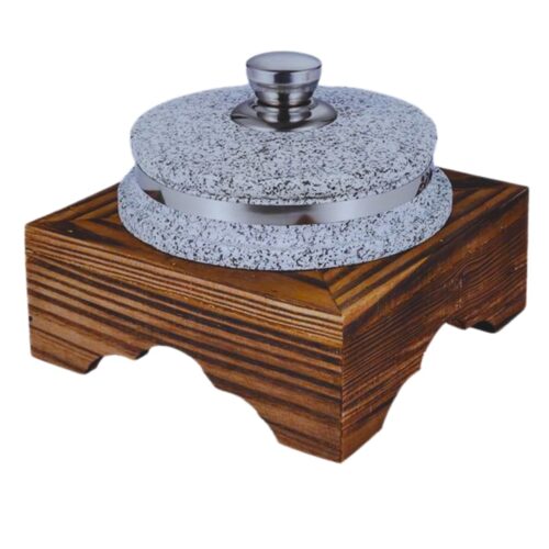 Vas Din Piatră Naturală Granit Pentru Bibimbap IdealTI – 850 ml, 18 cm