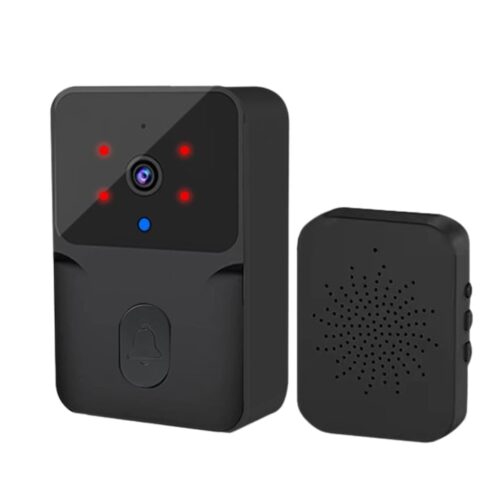 Sonerie Video Wireless, Fără Fir, Rezoluție Video 720P, Night Vision, Microfon Audio Bidirecțional, Culoare Neagră