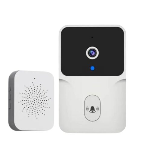 Sonerie Video Wireless, Fără Fir, Rezoluție Video 720P, Night Vision, Microfon Audio Bidirecțional, Culoare Albă