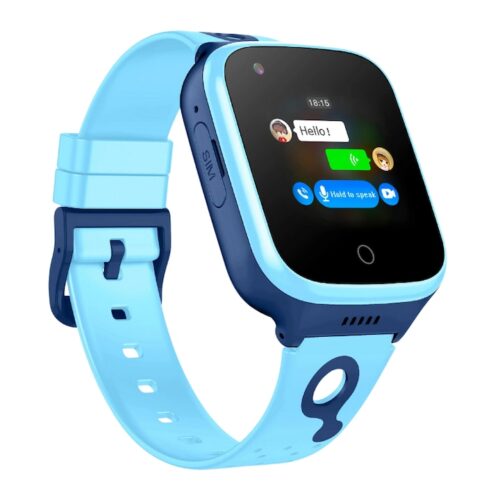 Ceas Smartwatch Pentru Copii K9 IdealTI®, Monitorizare Traseu GPS, Albastru