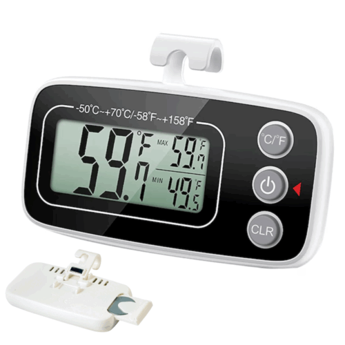 Termometru digital pentru frigider și congelator IdealTI® cu afișaj LCD