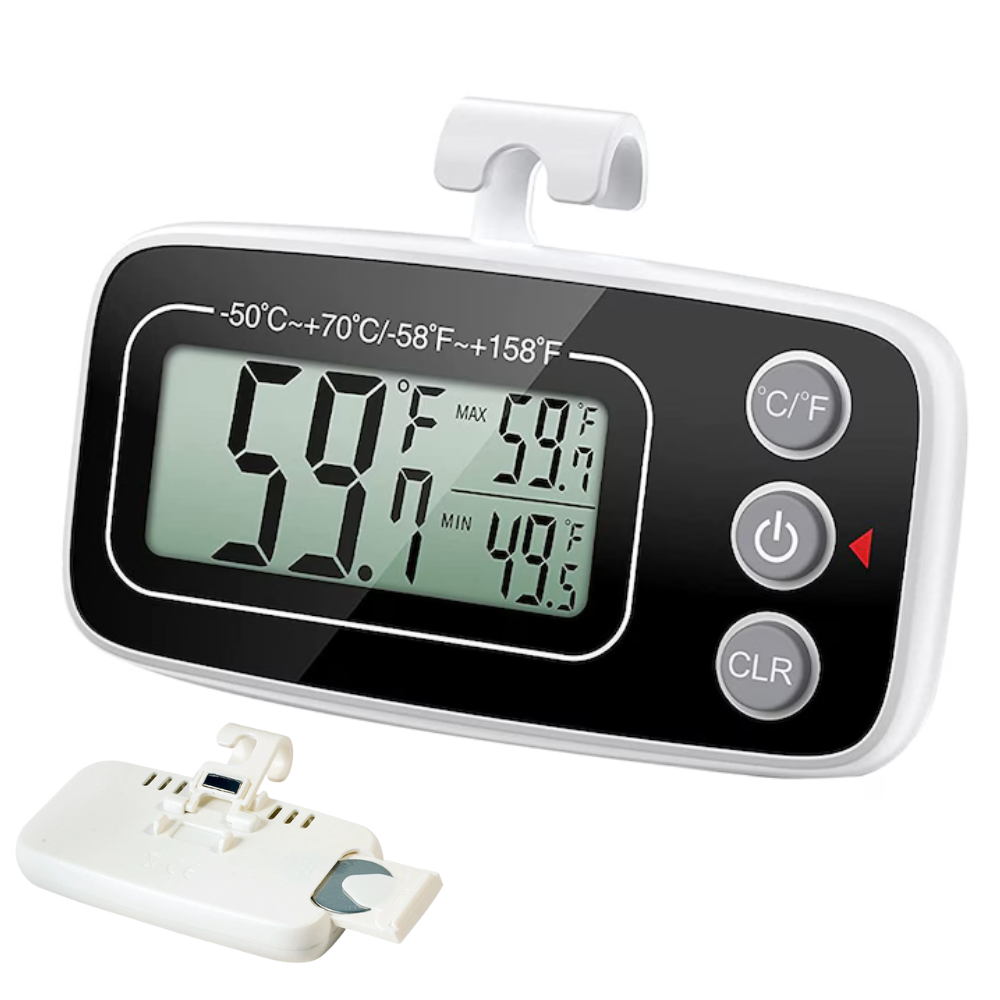 Termometru digital pentru frigider și congelator IdealTI® cu afișaj LCD