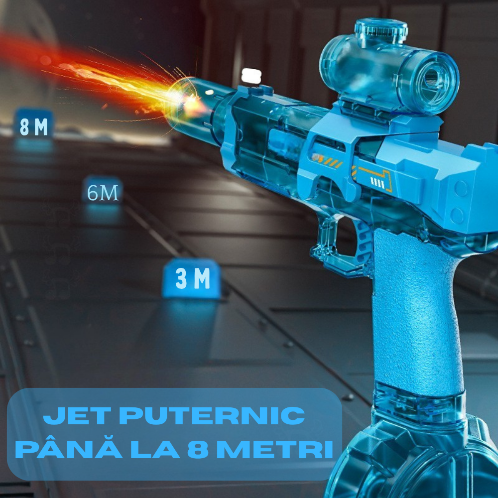 Jet puternic de apă până la 8 metri – pistol IdealTI® în acțiune